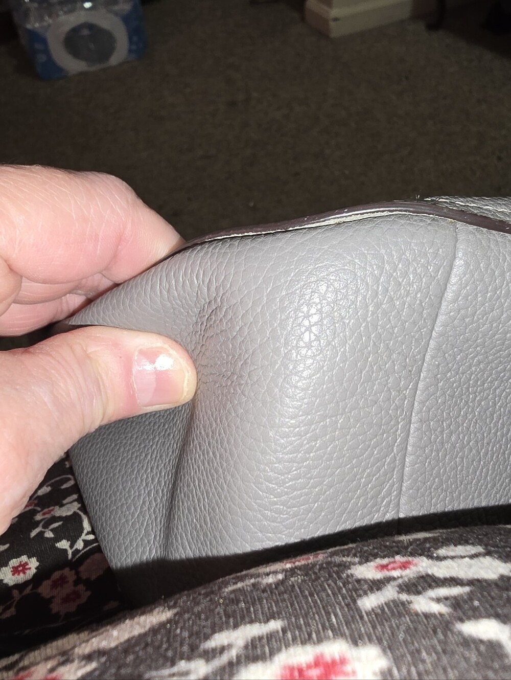 Coach Gray Pebbled Leather Shoulder Bag with Card Case - Picture 7 of 13